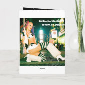 CLUBBIN TV-Wenskaart Kaart (Achterkant)