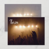 Clubbing op foto van Ibiza Briefkaart (Voorkant / Achterkant)