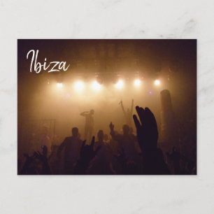 Clubbing op foto van Ibiza Briefkaart