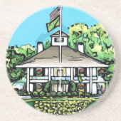 Clubhouse Whimsy Zandsteen Onderzetter (Voorkant)