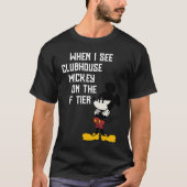 Clubhuis Mickey F Tier T-shirt (Voorkant)