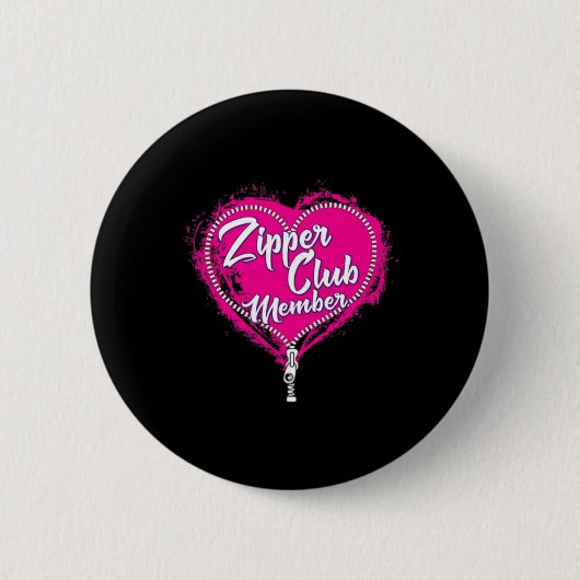 Clublid Open Hart Survivor Ronde Button 5,7 Cm (Voorkant)