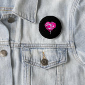 Clublid Open Hart Survivor Ronde Button 5,7 Cm (In situ)