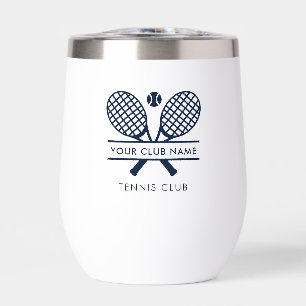 Clubnaam Tennis Sport Team Swag Navy Blauw