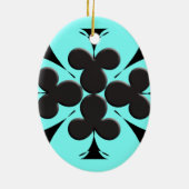 Clubs Keramisch Ornament (Achterkant)