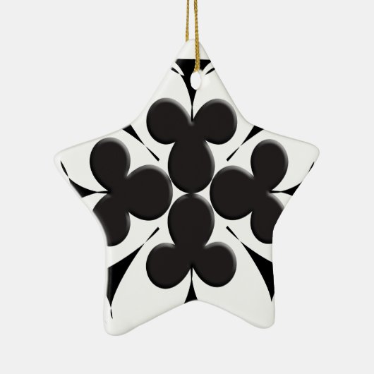 Clubs Keramisch Ornament (Rechts)