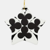 Clubs Keramisch Ornament (Voorkant)