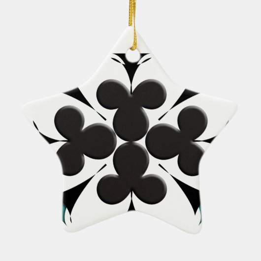 Clubs Keramisch Ornament (Achterkant)