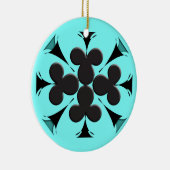 Clubs Keramisch Ornament (Rechts)