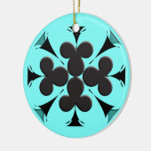 Clubs Keramisch Ornament (Links)