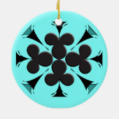 Clubs Keramisch Ornament (Achterkant)