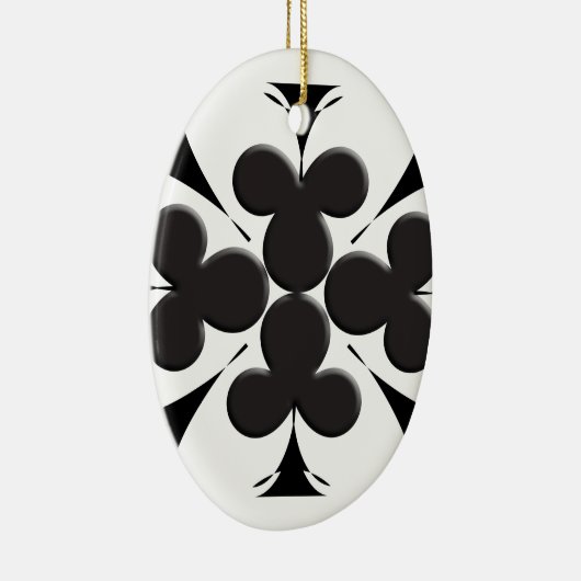 Clubs Keramisch Ornament (Rechts)