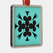 Clubs Metalen Ornament (Rechts)