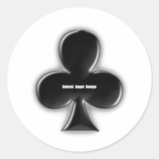 Clubs pak ronde sticker (Voorkant)