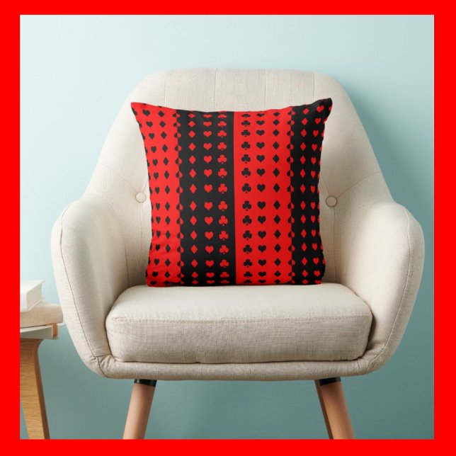 Clubs, schoppen, harten, diamanten - koel kussen (Creator heeft geüpload)