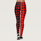 Clubs, schoppen, harten, diamanten - koel leggings (Achterkant)