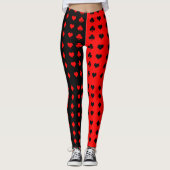 Clubs, schoppen, harten, diamanten - koel leggings (Voorkant)