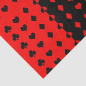 Clubs, schoppen, harten, diamanten - koel tissuepapier (Detail)