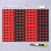 Clubs, schoppen, harten, diamanten - koel tissuepapier (Craft)