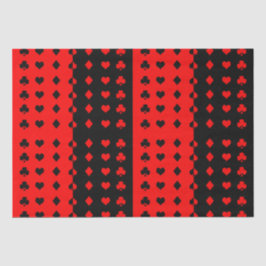 Clubs, schoppen, harten, diamanten - koel tissuepapier