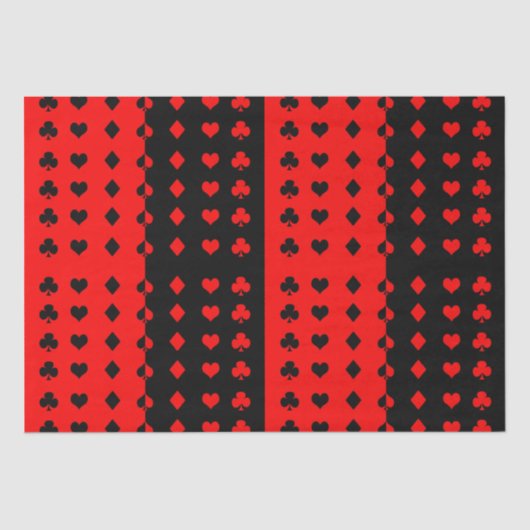 Clubs, schoppen, harten, diamanten - koel tissuepapier (Voorkant)