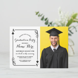 Clubs spelen Kaart Vegas Graduation Party Foto