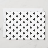 Clubs spelen Kaart Verjaardag Ace Vegas Casino Fot (Achterkant)