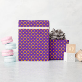 Clubsymbool patroon Amethyst Cadeaupapier