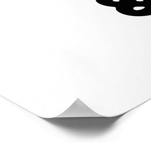 Cluck and Roll Funny Rock n Roll Chicken Pun Poster (Hoek)