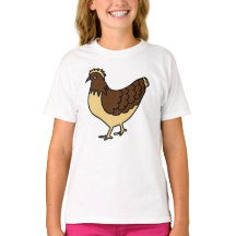 Cluck & Calm - Hand getrokken kip kunst