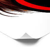 Cluck Chickens Glanzend Poster (Hoek)