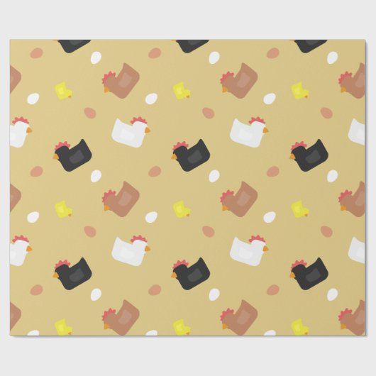 Cluck Cluck Cadeaupapier (Vlak)