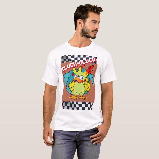 Cluck-Cluck Kip T-shirt (Voorkant volledig)