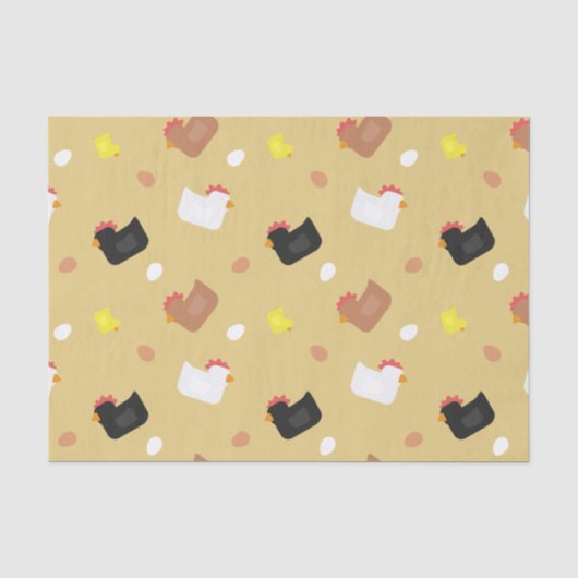 Cluck Cluck Tissuepapier (Voorkant)