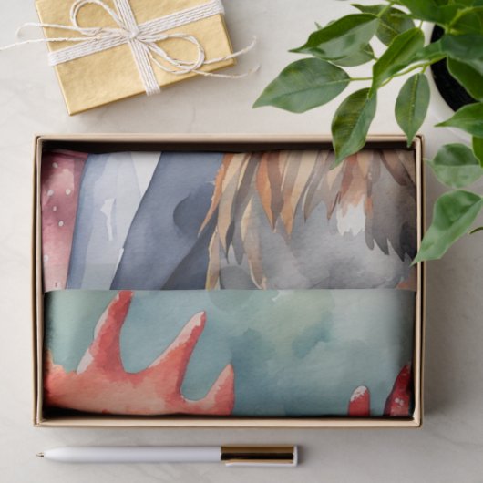 Cluck Couture: Modieuze Kippen in Decoupage Tissuepapier (Geschenk)