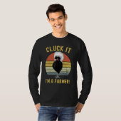 Cluck It Funny Polish Chicken Farmer T-shirt (Voorkant volledig)