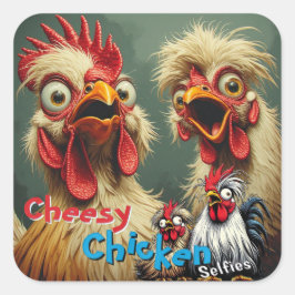  “Cluckin' Around” May & John Selfie Sticker