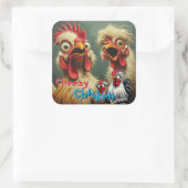  “Cluckin' Around” May & John Selfie Sticker (Tas)