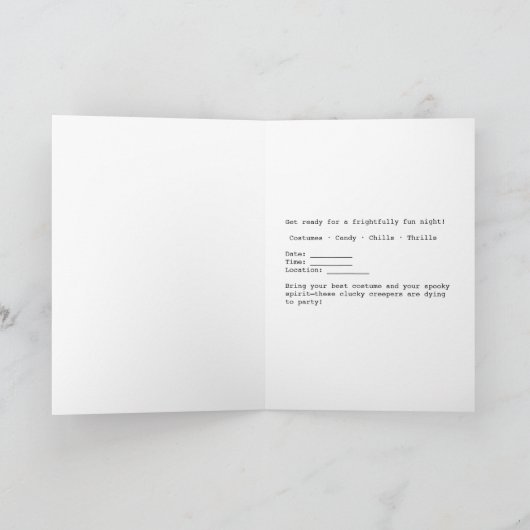 Cluckin' Creepy Halloween Bash (Binnen)