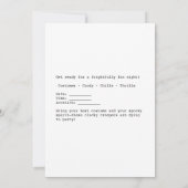 Cluckin' Creepy Halloween Bash Kaart (Achterkant)