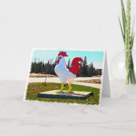 Cluckin’ Hilarische Chicken Joke Kaart – Lisa Drew