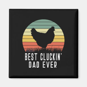 Cluckin Papa Ooit Kip Papa Vaders Dag Ver Magneet