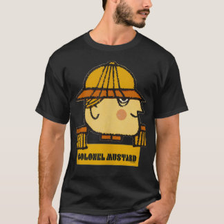 Clue Halloween Kolonel Mustard Big Face T-shirt