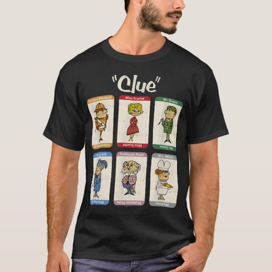 Clue Retro Karakter Box T-shirt (Voorkant)