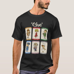 Clue Retro Karakter Omhoog T-shirt