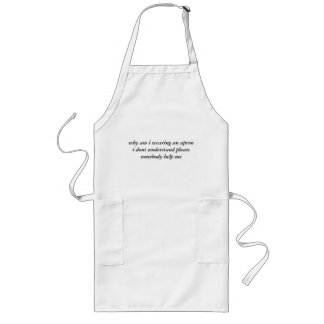 Clueless apron lang schort