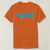 Clueless DSL Cyan T-shirt (Design voorkant)