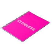 Clueless I Notitieboek (Linkerzijde)