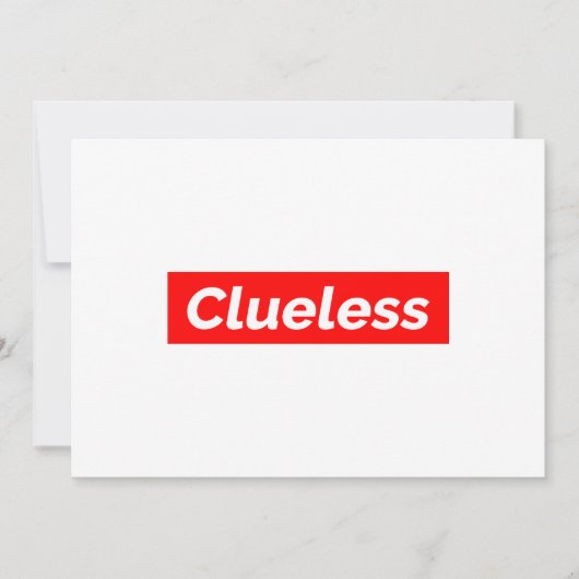 Clueless III Kaart (Voorkant)