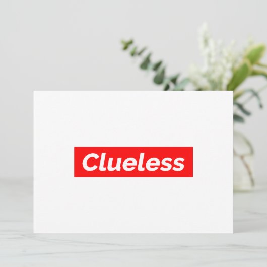Clueless III Kaart (Staand voorkant)